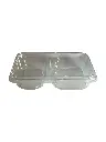 Barquette B05-2Compartiments (200pcs) L23 x l18 x H5