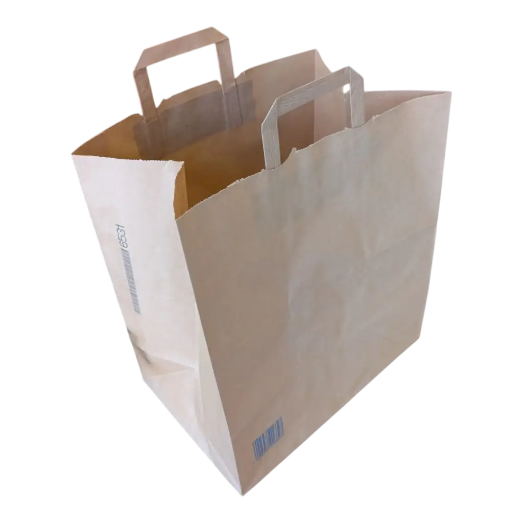Sacs kraft 32+17x34cm (250 pcs)